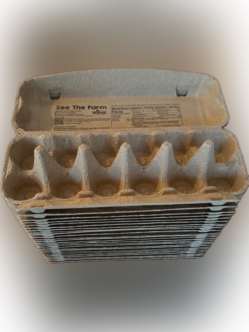 25 EGG CARTONS Clean Each For 1 Dozen Chicken Eggs Storage Backyard Flocks EUC